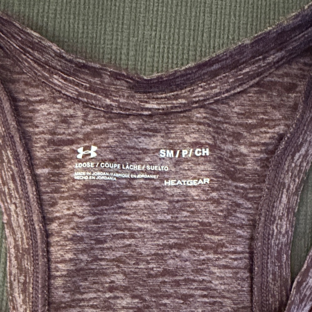 Under Armour Women's Twist Tech Tank Top - Plum Heather - Picture 4 of 4